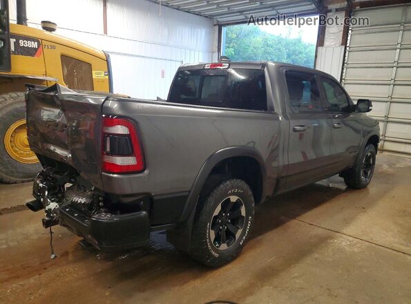 1C6SRFLT7KN541504 2019 RAM 1500 Серый Задняя правая четверть