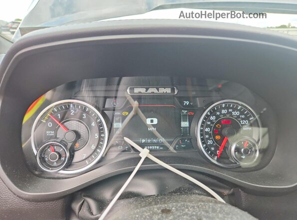 1C6SRFMTXPN543351 2023 RAM 1500 Black ხელსაწყოთა პანელის ხედი