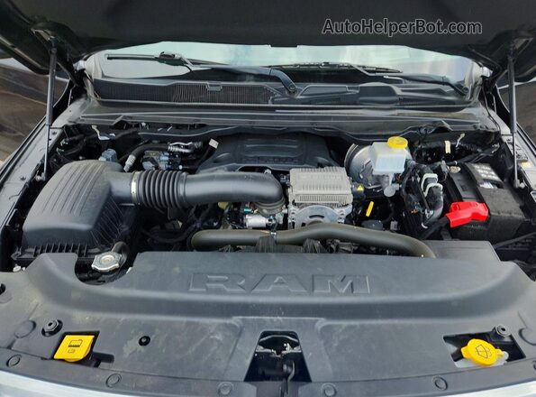 1C6SRFMTXPN543351 2023 RAM 1500 Black უკანა სალონის ხედი