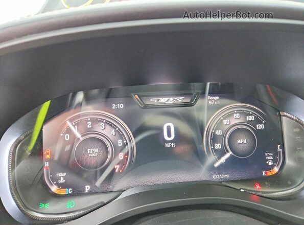 1C6SRFU97PN564307 2023 RAM 1500 Gray ხელსაწყოთა პანელის ხედი