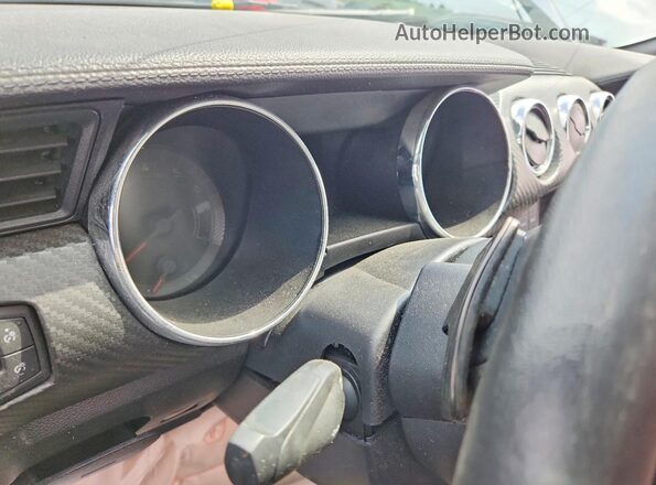 1FA6P8AM4G5321001 2016 FORD MUSTANG Синий Вид щитка приборов