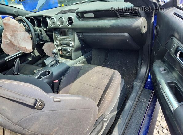 1FA6P8AM4G5321001 2016 FORD MUSTANG Синий Вид панели приборов