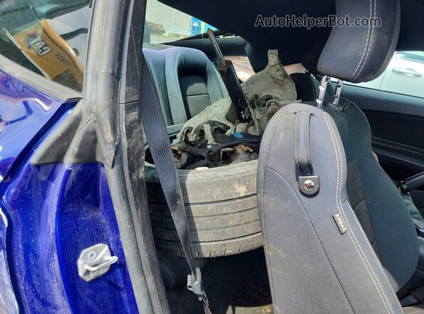 1FA6P8AM4G5321001 2016 FORD MUSTANG Синий Вид задних сидений