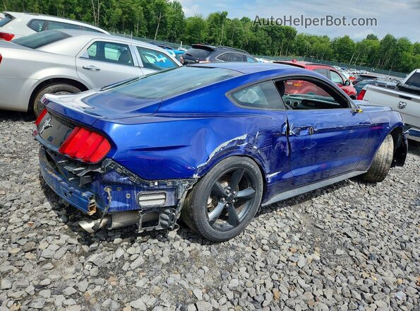 1FA6P8AM4G5321001 2016 FORD MUSTANG Синий Задняя правая четверть