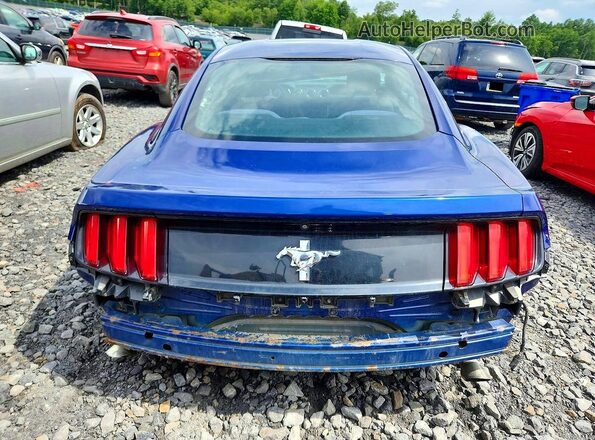 1FA6P8AM4G5321001 2016 FORD MUSTANG Синий Вид сзади