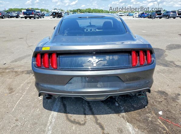 1FA6P8AM5H5343607 2017 FORD MUSTANG Серый Вид сзади