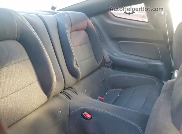 1FA6P8AM6H5215327 2017 FORD MUSTANG Black Vista de los asientos traseros