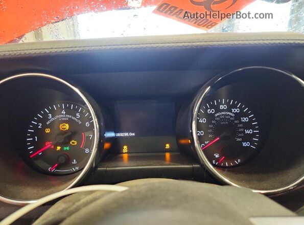 1FA6P8CF0G5285662 2016 FORD MUSTANG Оранжевый Вид щитка приборов