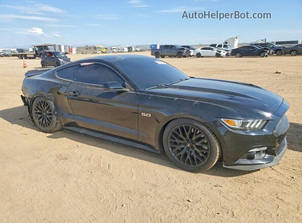 1FA6P8CF0H5210235 2017 FORD MUSTANG Black Delantero derecho