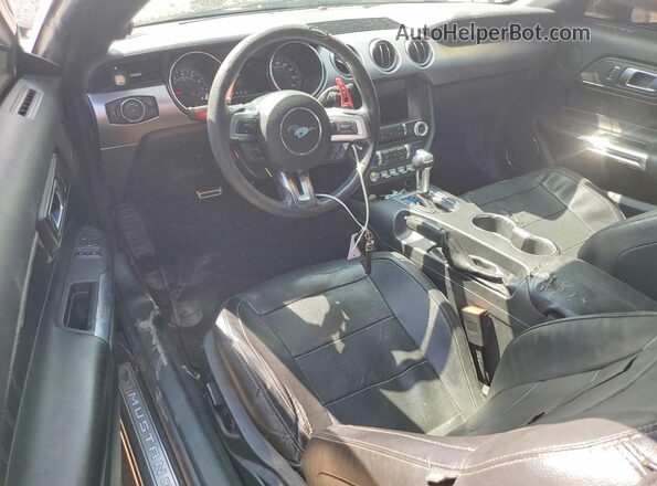 1FA6P8CF0J5146526 2018 FORD MUSTANG Black წინა პანელის ხედი