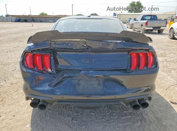 1FA6P8CF0J5146526 2018 FORD MUSTANG Black უკანა ხედი