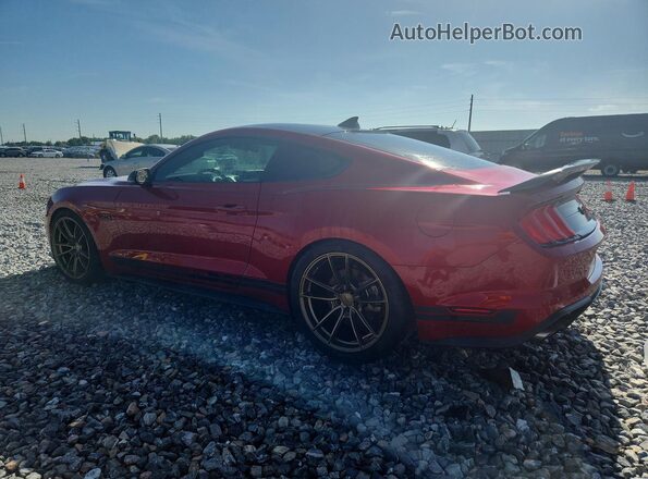 1FA6P8CF1N5129000 2022 FORD MUSTANG Бордовый Задняя левая четверть