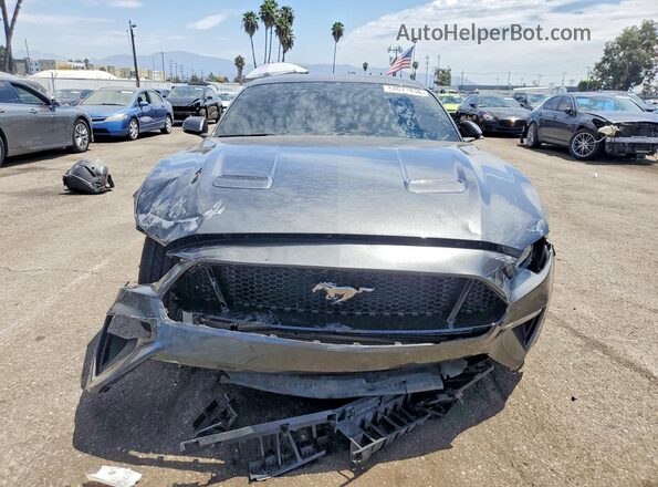 1FA6P8CF2L5124692 2020 FORD MUSTANG Gray წინა ხედი