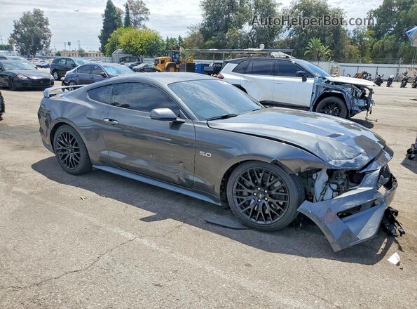 1FA6P8CF2L5124692 2020 FORD MUSTANG Gray წინა მარჯვენა