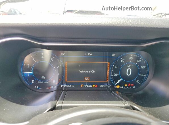1FA6P8CF2L5124692 2020 FORD MUSTANG Gray ხელსაწყოთა პანელის ხედი