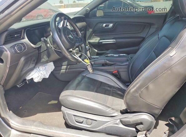 1FA6P8CF2L5124692 2020 FORD MUSTANG Gray წინა სალონის ხედი