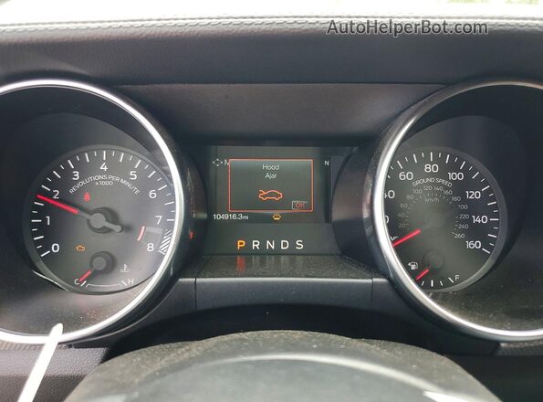 1FA6P8CF2L5181359 2020 FORD MUSTANG Black Вид щитка приладів