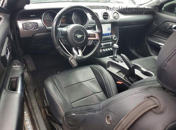 1FA6P8CF2L5181359 2020 FORD MUSTANG Black Вид панелі приладів