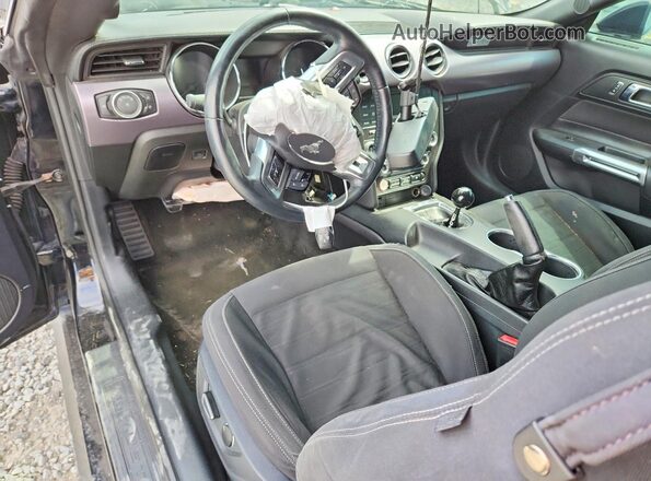 1FA6P8CF3G5260383 2016 FORD MUSTANG Black Vista del salpicadero