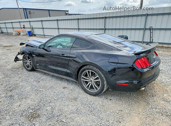 1FA6P8CF3G5260383 2016 FORD MUSTANG Black Trasero izquierdo