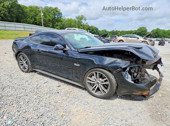 1FA6P8CF3G5260383 2016 FORD MUSTANG Black Delantero derecho