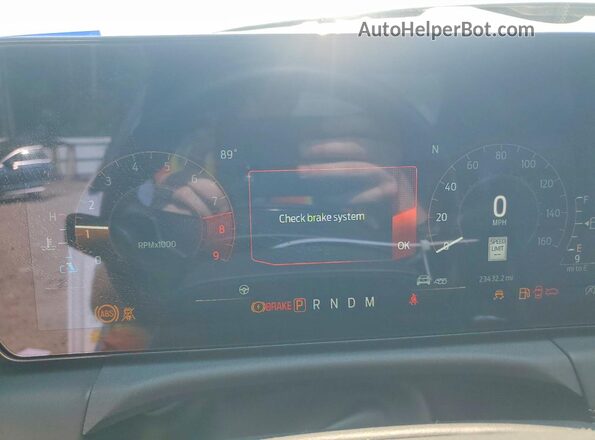1FA6P8CF3R5430793 2024 FORD MUSTANG White Instrument cluster view