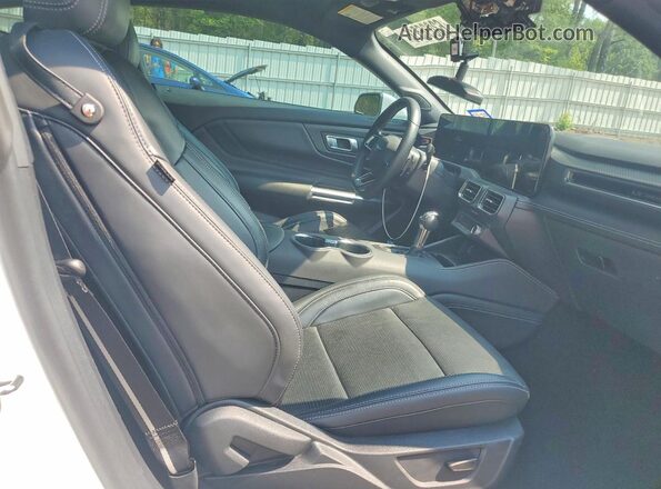 1FA6P8CF3R5430793 2024 FORD MUSTANG White Rear seats view