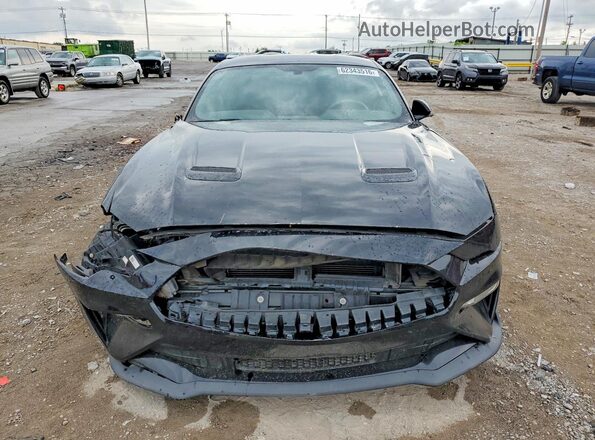 1FA6P8CF4J5137991 2018 FORD MUSTANG Black Դիմացի տեսք