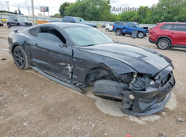 1FA6P8CF4J5137991 2018 FORD MUSTANG Black Առջևի աջ