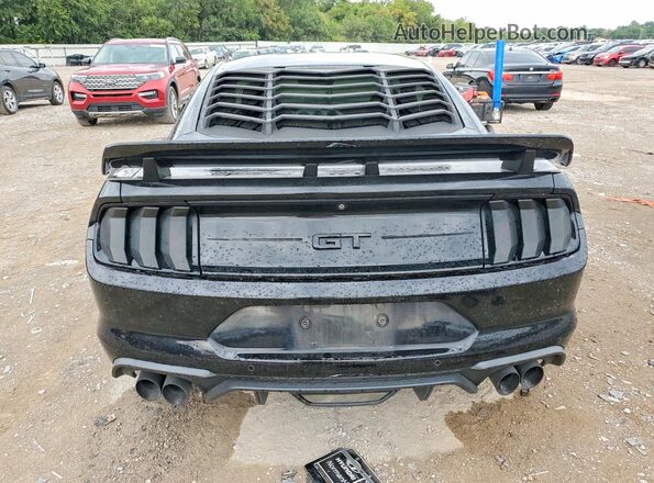 1FA6P8CF4J5137991 2018 FORD MUSTANG Black Հետևի տեսք