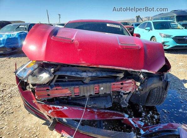 1FA6P8CF4L5146841 2020 FORD MUSTANG Burgundy Widok z przodu