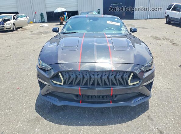 1FA6P8CF4N5105497 2022 FORD MUSTANG Charcoal Вид спереду