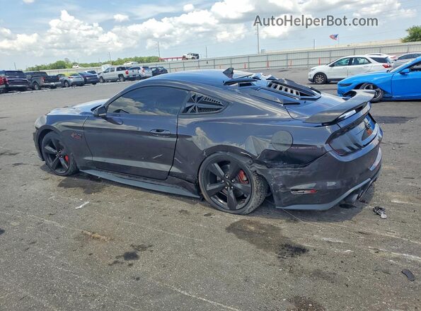 1FA6P8CF4N5105497 2022 FORD MUSTANG Charcoal Задня ліва чверть