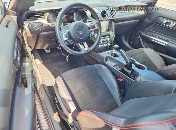 1FA6P8CF4N5126902 2022 FORD MUSTANG Blue Widok deski rozdzielczej