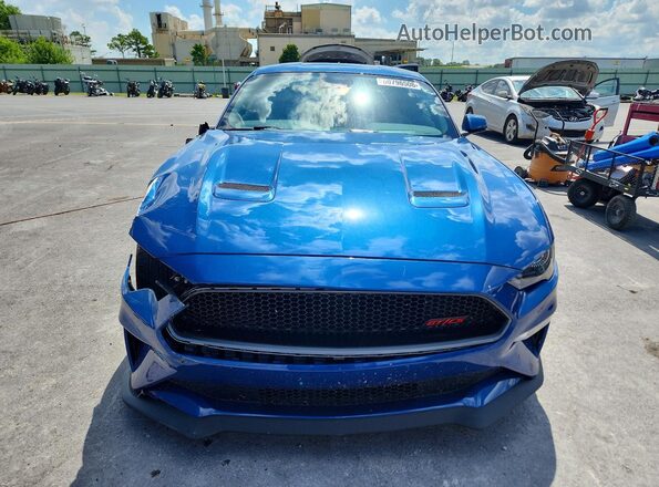 1FA6P8CF4N5126902 2022 FORD MUSTANG Blue Widok z przodu