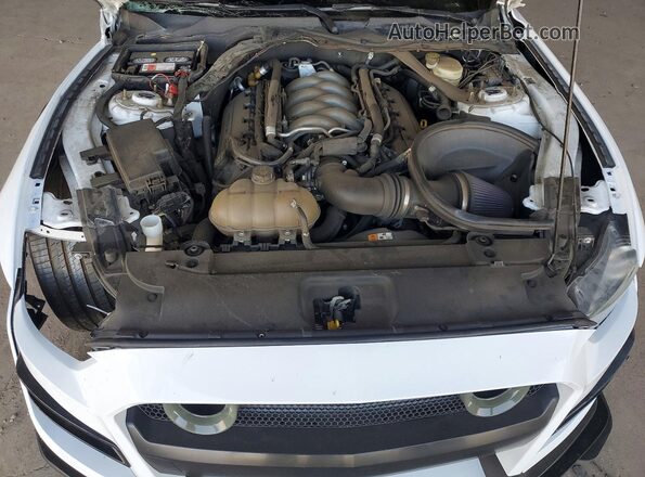 1FA6P8CF5G5215798 2016 FORD MUSTANG White Widok wnętrza z tyłu