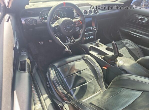 1FA6P8CF5J5146490 2018 FORD MUSTANG Blue Widok deski rozdzielczej