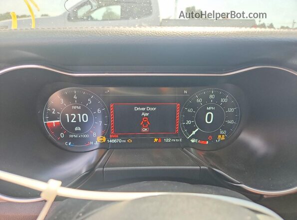 1FA6P8CF5J5146490 2018 FORD MUSTANG Blue Widok zestawu wskaźników