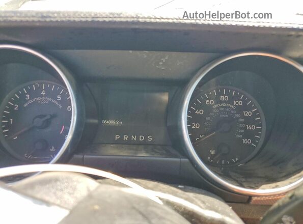 1FA6P8CF5L5114240 2020 FORD MUSTANG White Вид щитка приладів