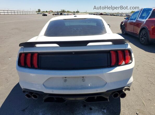 1FA6P8CF5L5114240 2020 FORD MUSTANG White Вид ззаду
