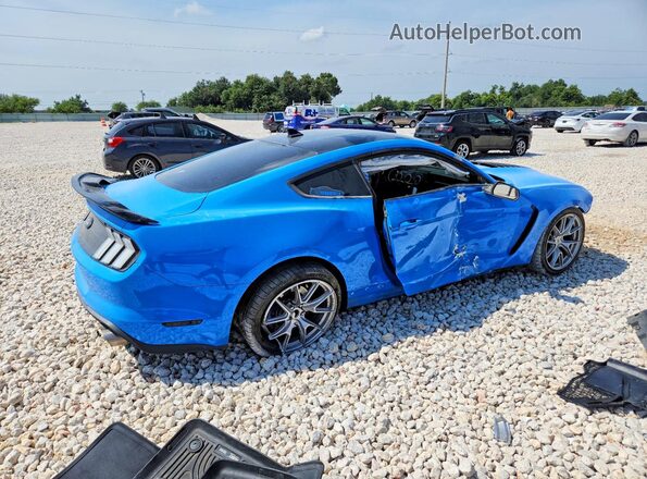 1FA6P8CF5N5111180 2022 FORD MUSTANG Blue Rear right