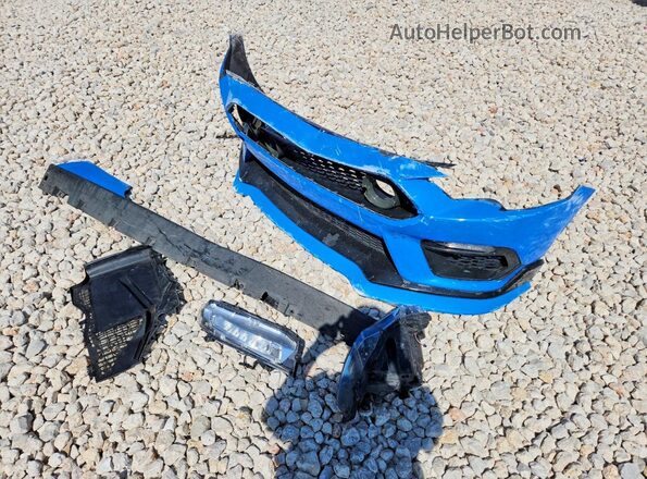 1FA6P8CF5N5111180 2022 FORD MUSTANG Blue Engine compartment view
