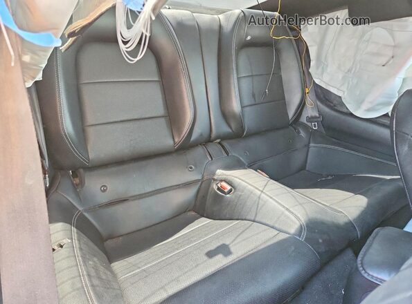 1FA6P8CF5N5111180 2022 FORD MUSTANG Blue Rear seats view