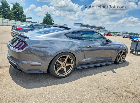 1FA6P8CF6M5157020 2021 FORD MUSTANG Gray უკანა მარჯვენა