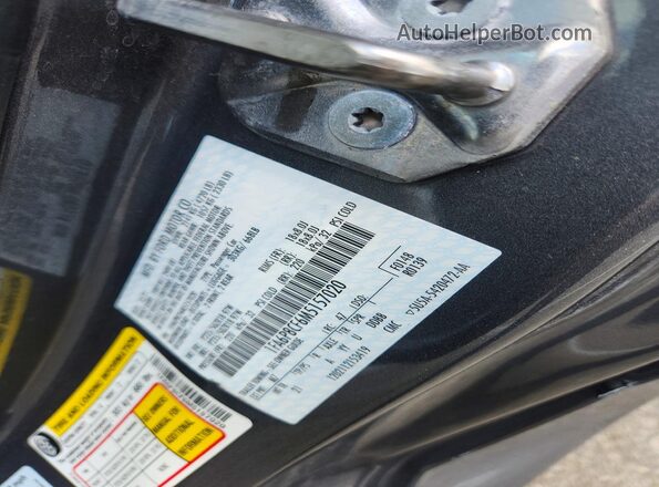 1FA6P8CF6M5157020 2021 FORD MUSTANG Gray ძრავის განყოფილების ხედი