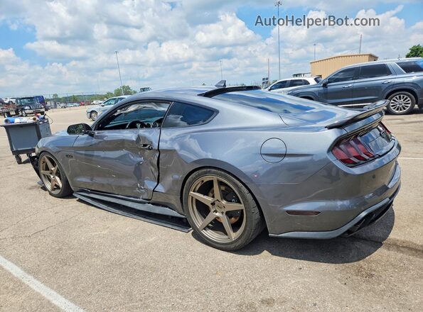 1FA6P8CF6M5157020 2021 FORD MUSTANG Gray უკანა მარცხენა