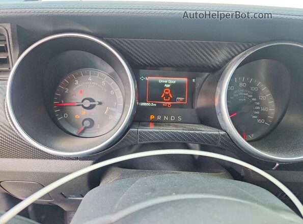 1FA6P8CF6M5157020 2021 FORD MUSTANG Gray ხელსაწყოთა პანელის ხედი