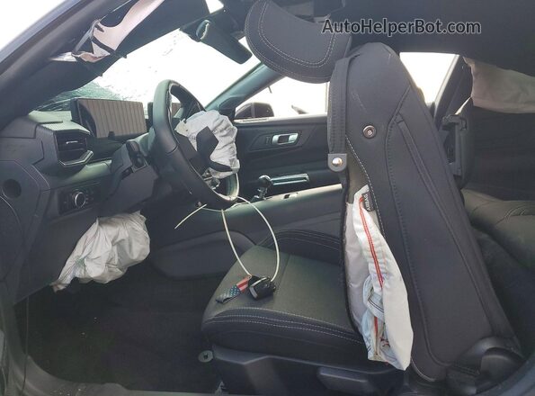 1FA6P8CF6S5407496 2025 FORD MUSTANG White წინა სალონის ხედი