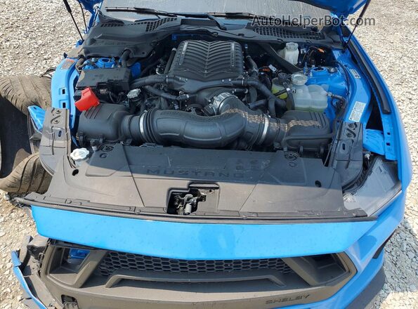 1FA6P8CF6S5419020 2025 FORD MUSTANG Синий Вид задней части салона