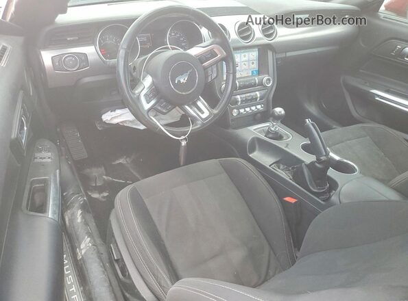 1FA6P8CF7K5124492 2019 FORD MUSTANG Бордовый Вид панели приборов
